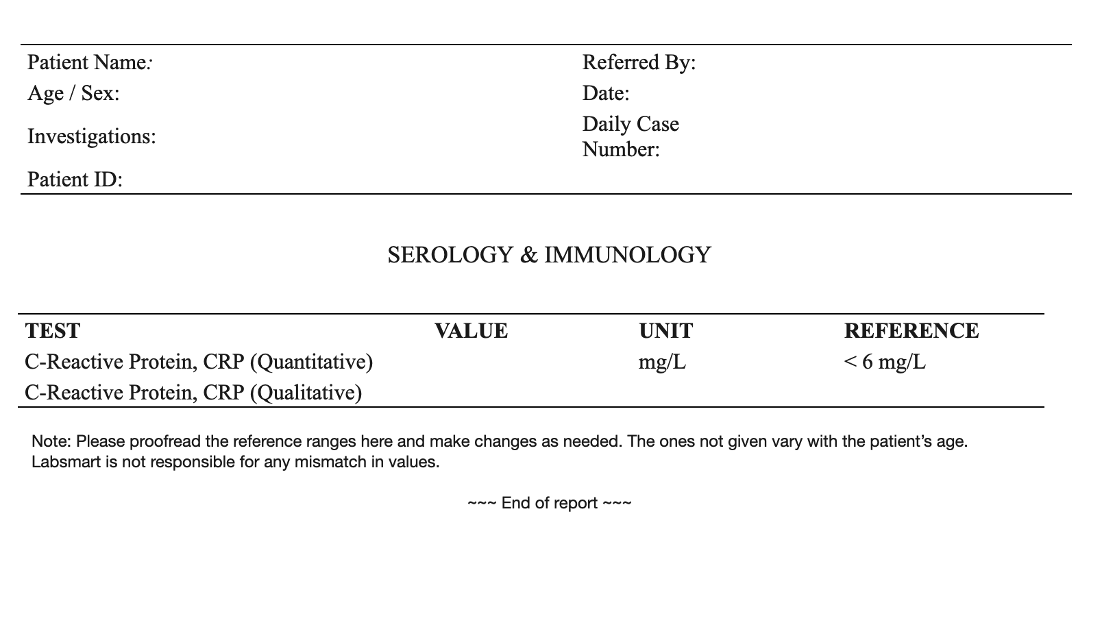 CRP word sample image
