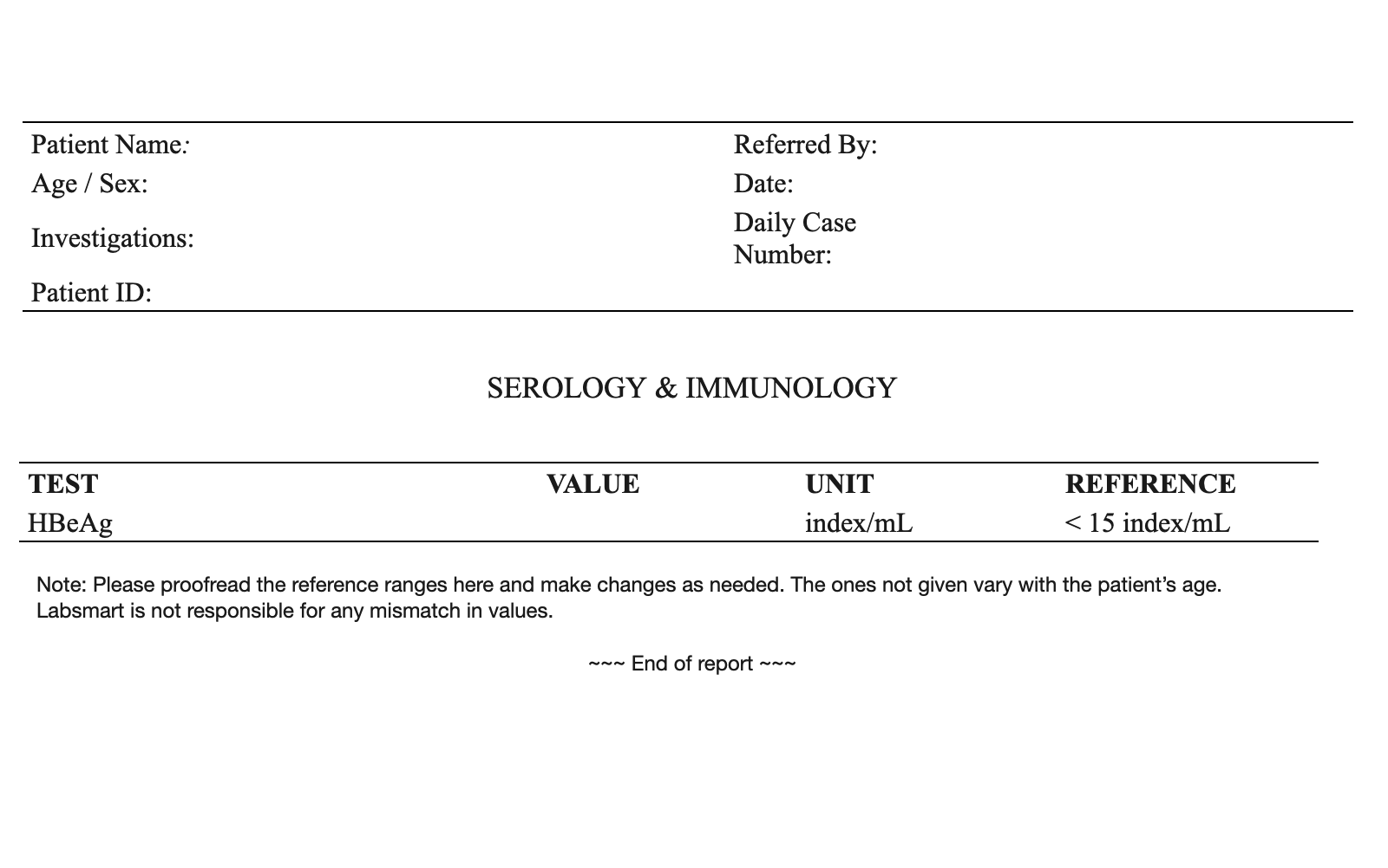 HBeAg word sample image