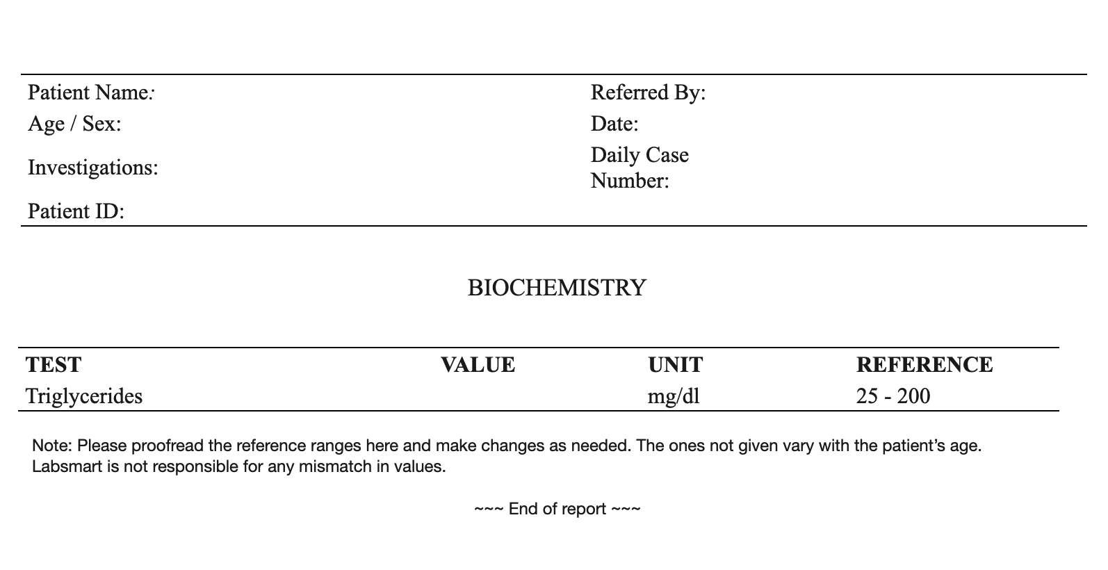 Triglycerides word sample image