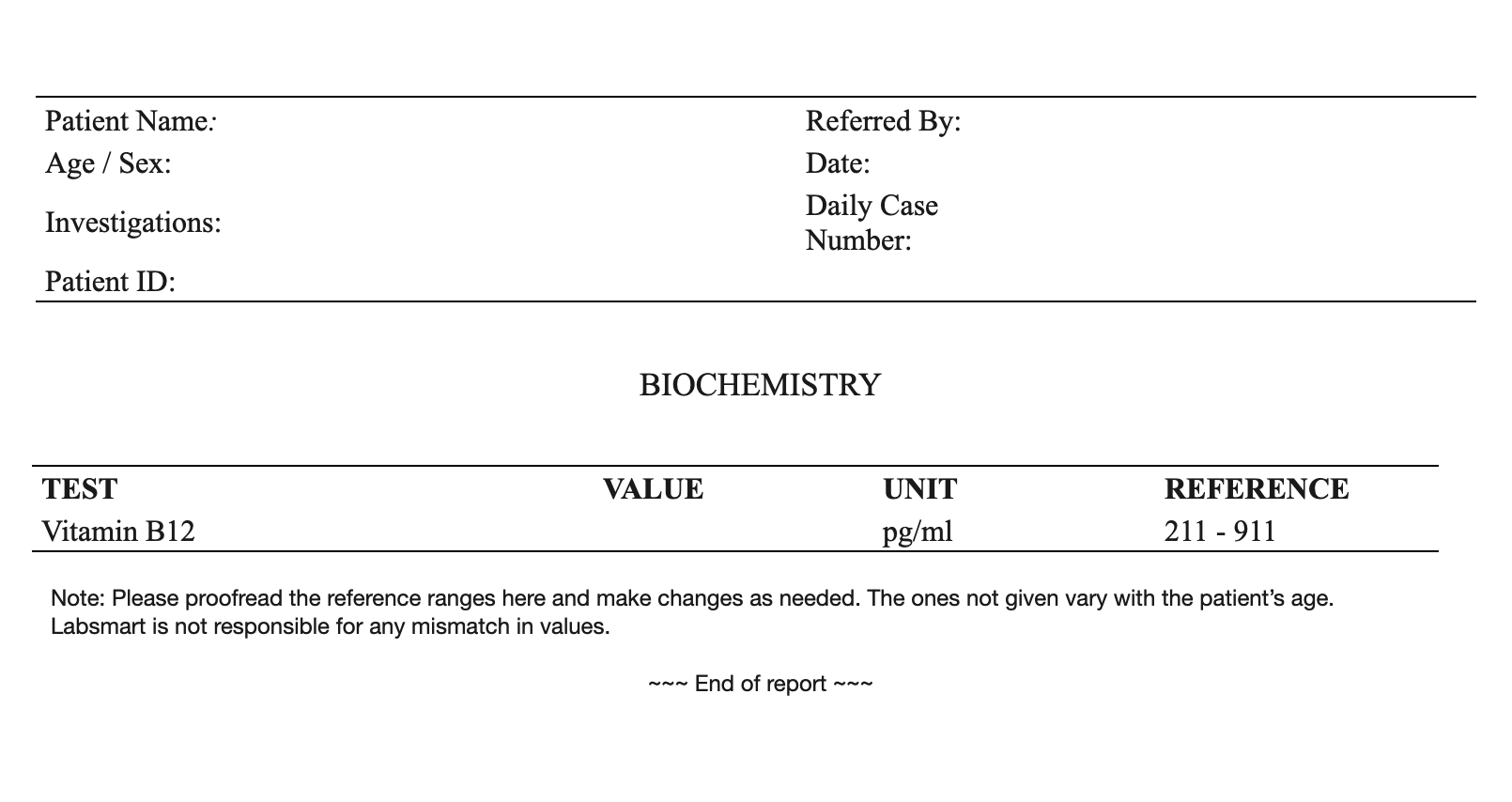 Vitamin B12 word sample image